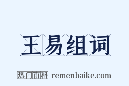 王易组词是什么意思的图片